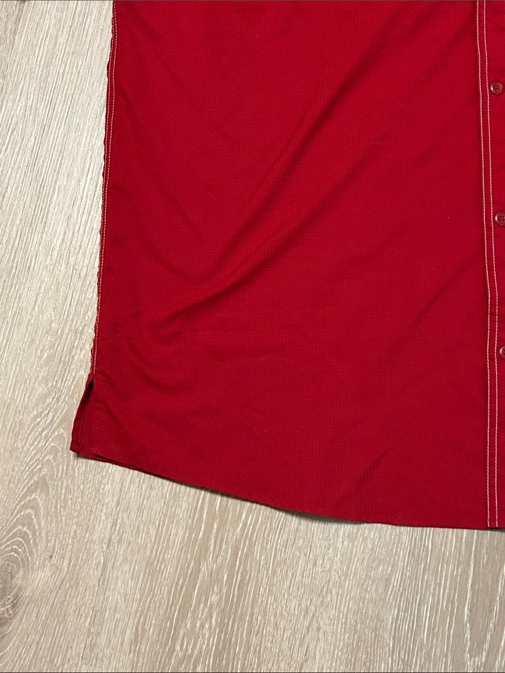 Columbia Sportsware Men’s Arkansas Razorback Short Sleeve Button-Down Shirt XL - Picture 6 of 8